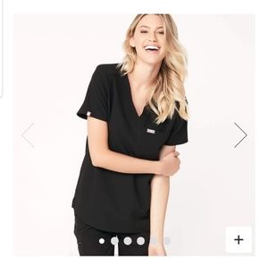 Regular Figs scrub set XXS **BLACK**